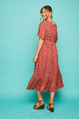 Vestido largo ASPITO ROJO