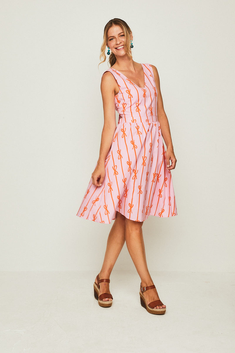 Vestido Corto NUBE ROSA