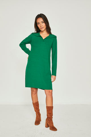 Green cayenne short dress