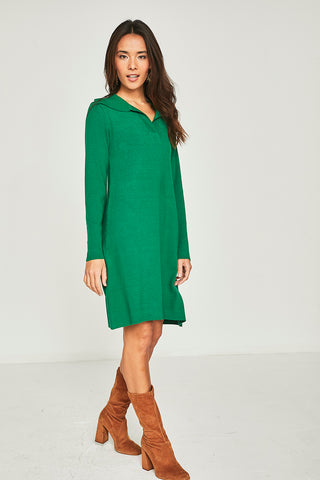 Green cayenne short dress