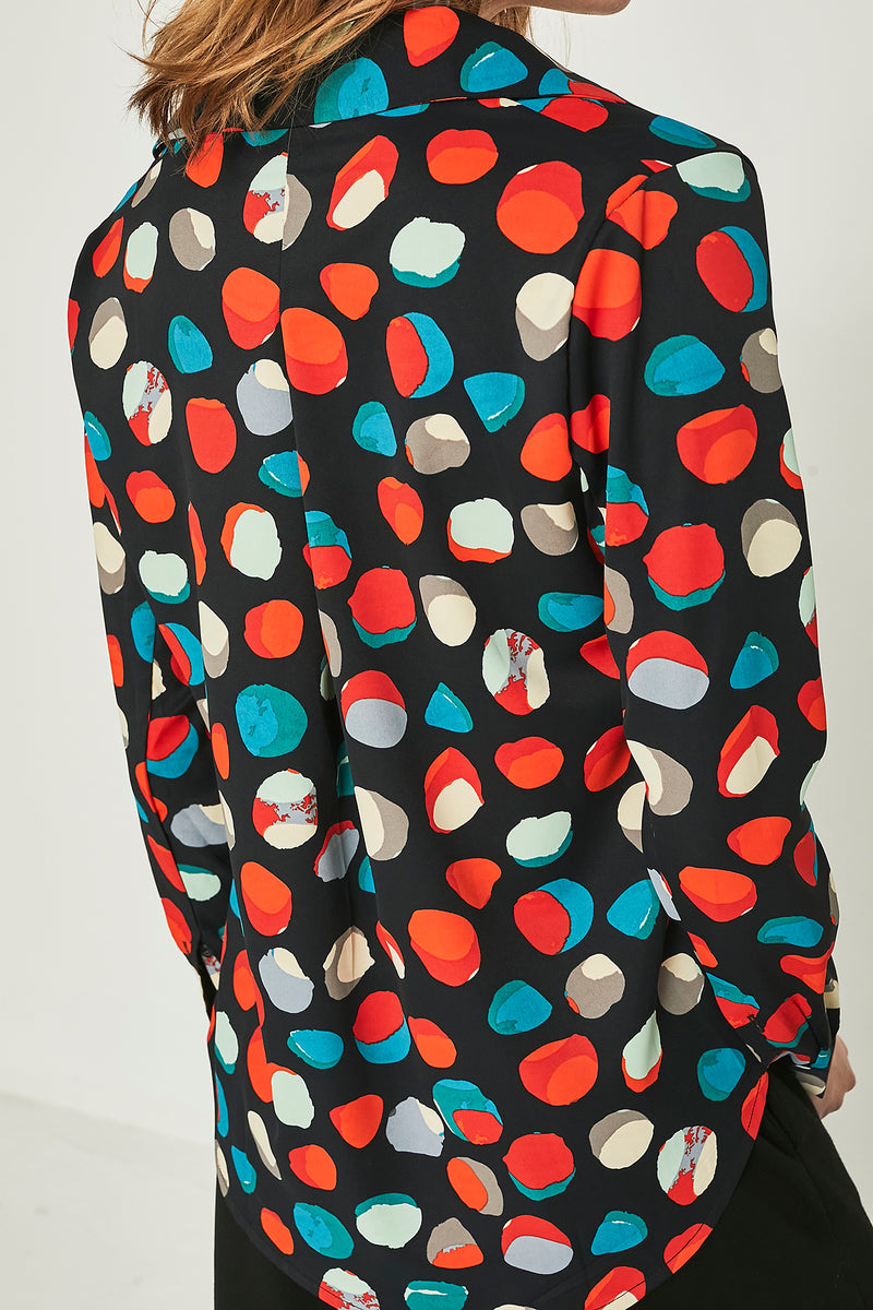 Camisa Cilantro círculos
