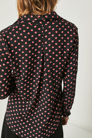 Black Cilantro Ladybug Shirt