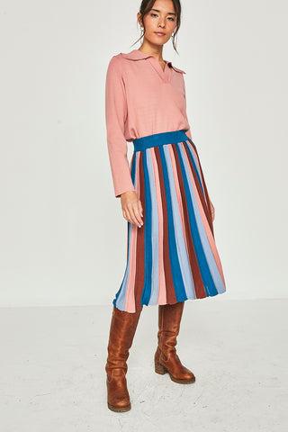 Pink Blue Pepper Skirt