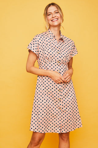 SOLANO PINK Short Dress